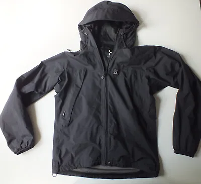 HAGLOFS Men Waterproof Hooded Jacket Proof Small • £69