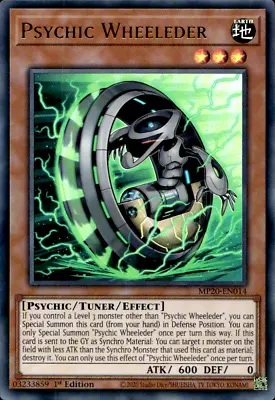 PSYCHIC WHEELEDER MP20-EN014 ULTRA RARE 1ST ED YuGiOh • £1.39