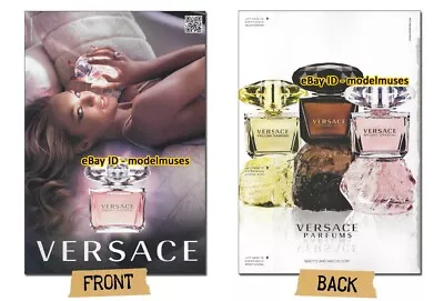 VERSACE Fragrance 2-Page Magazine PRINT AD 2012 CANDICE SWANEPOEL • $6