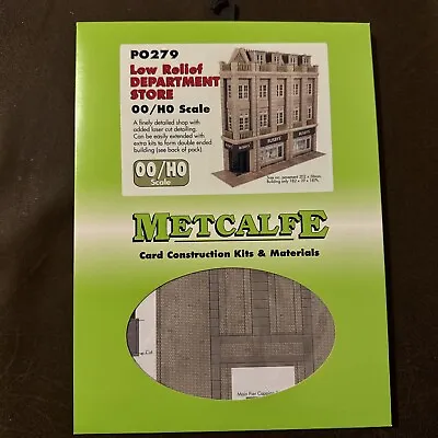 PO279 Metcalfe OO/HO Scale Gauge Model Railway Low Relief Department Store Kit • £15.95