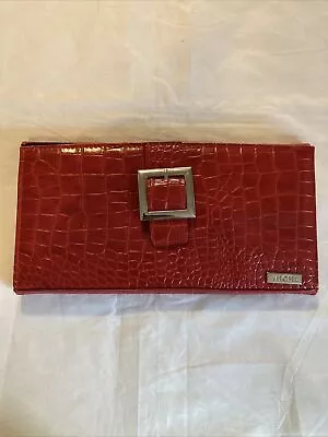 MICHE Bag Shells Classic Base Purse Magnetic Shell Red Leather Snake Skin Look • $14.99