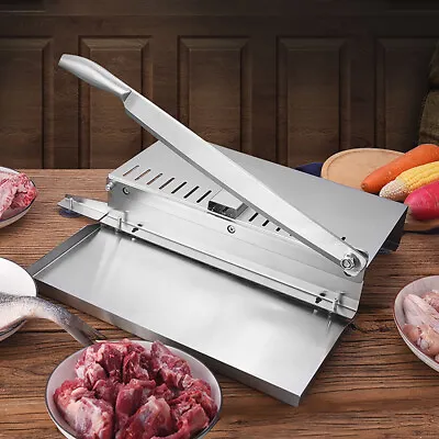 Meat Slicer Bone Stainless Steel Cutting Machine Minced Lamb Bone Meat Cutter • £28.55