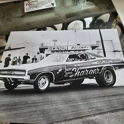 8x10 Of Mr Norms Dodge Super Charger At Irwindale   Drag Racing • $6.99