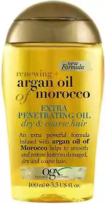 Ogx Argan Oil Of Morocco Extra Penetrating Hair Oil For Dry Hair 100 Ml • £8.56