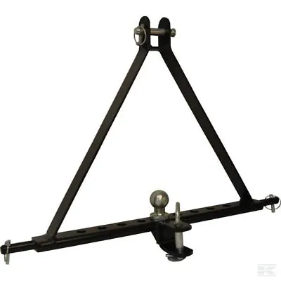 3 POINT LINKAGE TOW HITCH Compact Tractor Mounted Towing Cat 1 Triangle Pin TE20 • £95