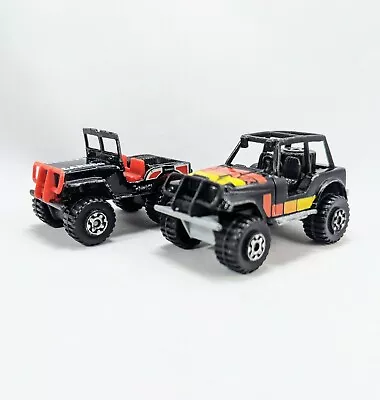 Vintage 1983 Matchbox Jeep 4x4 Black & Jeep CJ Laredo Lot Of 2 • $10.99