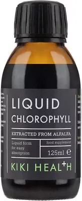 KIKI Health Liquid Chlorophyll 125ml High Strength 100mg Of Chlorophyll Extra • £17.95