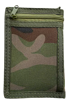 Fat Giraffe Men's Boy's Canvas Sports Wallet With Detachable Key Chain - Camo • £8.99