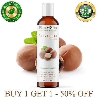 Macadamia Nut Oil 4 Oz. Cold Pressed Unrefined Virgin 100% Pure Natural Carrier • $8.20