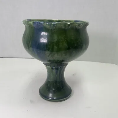 McCoy Round Pedestal  Bowl Planter Vintage Pottery MCM • $32.99