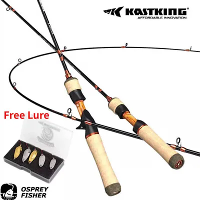 $106.49 • Buy KastKing Zephyr Fishing Spinning Rod Casting Rod Ultralight 2Pcs With Free Lure