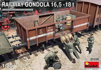 Miniart 1/35 Railway Gondola 16.5-18t # 35296 • £58.49