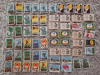 Vintage Lot Of 60 Yugoslavian Matches Matchbox Labels Box Label Yugoslavia • $27