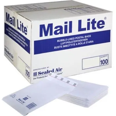 Mail Lite Padded Bags Envelopes 'all Sizes' All Courier - White Cheap • £11.22