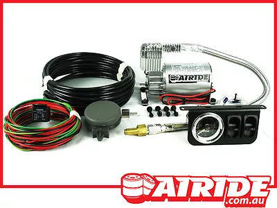 Air Bag Compressor & Control Gauge Kit For Air Ride Suspension Air Assist • $650