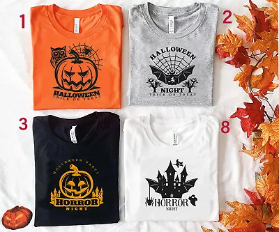 Happy Halloween Pumpkin Tee Witch  Season Unisex Sweatshirt Halloween Basket • £14.69