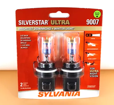 Headlight Bulb  Sylvania Silverstar Ultra  9007SU.BP2  9007 • $29.75