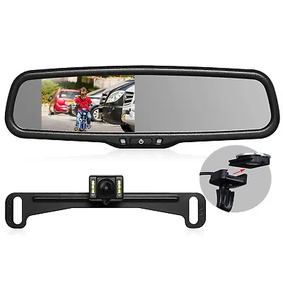 AUTO-VOX T2 OEM Car Rear View Backup Mirror Camera & 4.3”Monitor Night Vision • $100.99