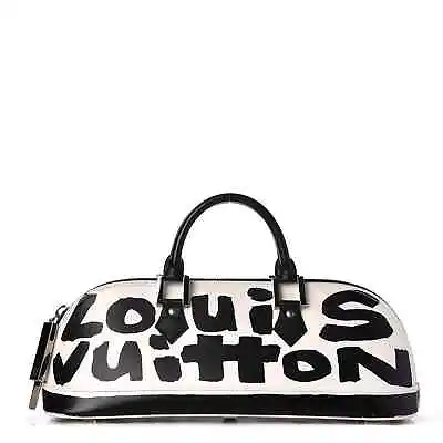 Louis Vuitton Graffiti Alma Horizontal Long Bag Stephen Sprouse Vintage LV B&w • £1930.27