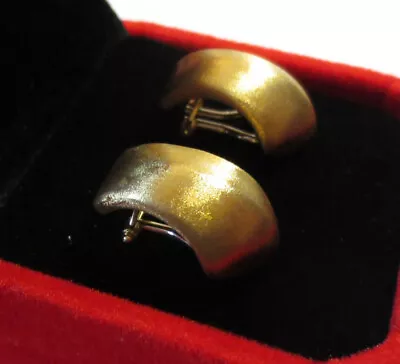 Vintage Italian 18ct Gold Earrings Quality Items 5.82g • £215