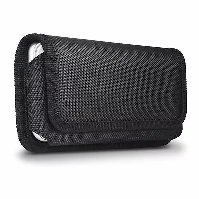 Horizontal Belt Clip Pouch Cell Phone Holster Case For IPhone 15Samsung Huawei • $6.49