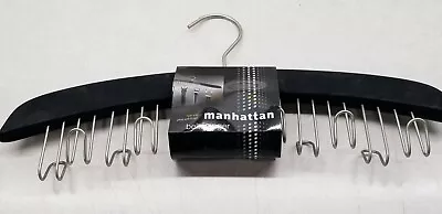 Manhattan Belt Hanger - 12 Hooks - Belt Organizer For Closet - Belt Rack - NEW • £8.54