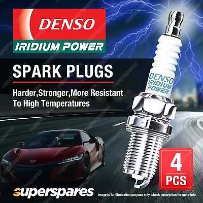 $63.95 • Buy 4 X Denso Iridium Power Spark Plugs For Mazda 3 BK BL 6 GG CX-7 MZR ER MX-5 NC