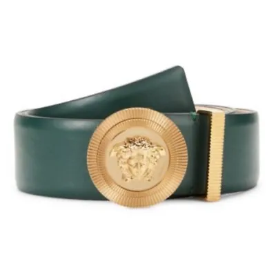 Medusa Biggie Leather Belt Sz 40 • $300