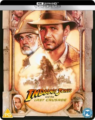 $64.95 • Buy Indiana Jones And The Last Crusade 4K Ultra HD + Blu-ray Steelbook RB New