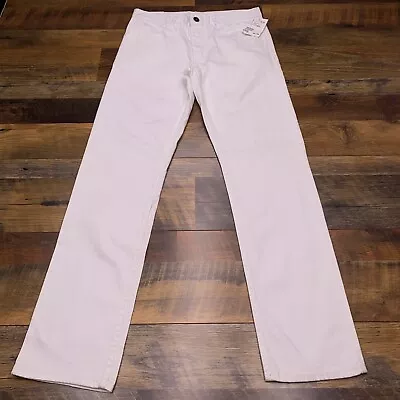 NWT - H&M Youth Mid Rise Slim Fit Jeans White - Sz 14Y+ (29) • $14.99