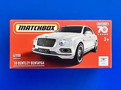 2023 Matchbox Power Grabs WHITE 2018 BENTLEY BENTAYGA SPORTS WAGON - New In Box! • $10.95