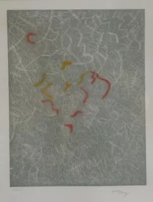 Mark Tobey (american 1890-1976)  Winter Leaves  Limited Edition Etching Print • $1200