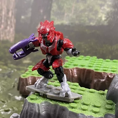 Mega Construx Halo Infinite Banished Red Silver Elite Mercenary Action Figure • $22.06