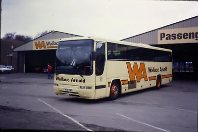 35mm Original Colour Bus Slide Wallace Arnold Volvo B10M M108UWY • £2.99