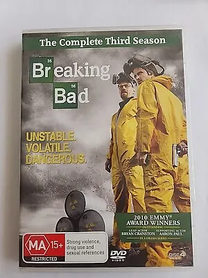 Breaking Bad : Season 3 (Box Set DVD 2010) • $5.42