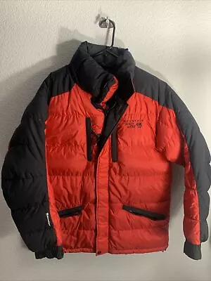 Mountain Hardwear Red Goose Down Full Zip Puffer Jacket Men’s Medium M • $74.97