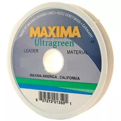 Maxima Leader Wheel 10 12 15 20 Lb Fishing Line Ultragreen Choice Of Size Wght • $8.90