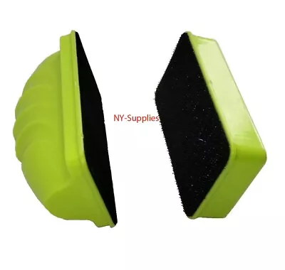 Green Aquarium Fish Tank Floating Magnetic Glass Cleaner Algae Brush Scrapper L • $17.65