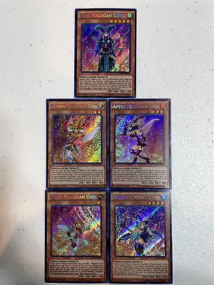 Yugioh Magician Girl Set Chocolate Kiwi Apple Berry Mvp1 Secret Rare S046 • $19.99