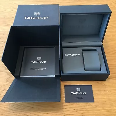 Genuine TAG Heuer Watch Presentation Box - Quartz Alarm Instructions + W Card • £65