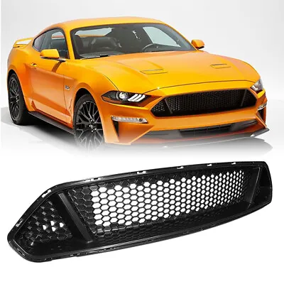 Matte Black Front Upper Grille Grill For 2018-2020 Ford Mustang GT Ecoboost • $78.90