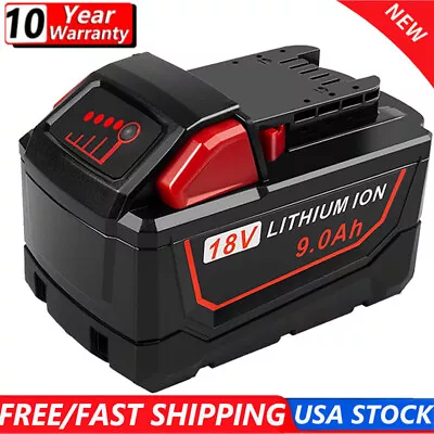 9AH For Milwaukee M18 Lithium HIGH OUTPUT XC8.0 Battery 9.0Ah 48-11-1880 NEW • $31.49