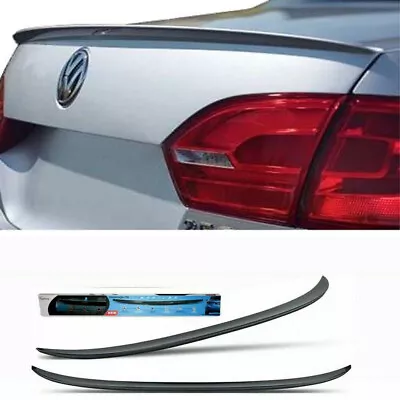 Fit For VW Jetta MK6 2012-2017 Sedan Rear Trunk Lip Spoiler Wing Painted Black • $64.99