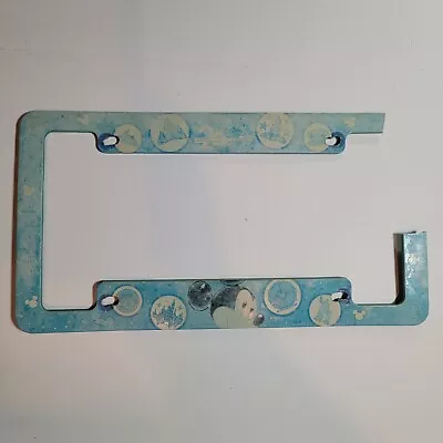 Broken Disneyland Resort 2018 Mickey Mouse Castle Plastic License Plate Frame • $19.95