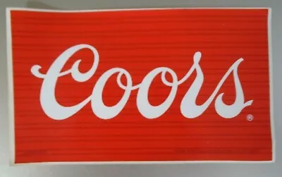 Vintage Coors Beer Sticker 8 1/2  X 5  • $24.99