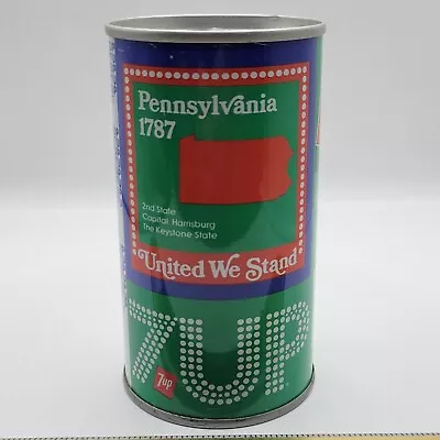 7up United We Stand Soda Pop Can #38 Pennsylvania  - Vintage • $6.74