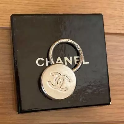 Chanel Key Ring With Translation Silver With Box Used • $109.48