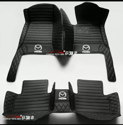 For Mazda CX-9 Car Floor Mats Anti-Slip Waterproof Accessories Interior Leather • $93.80