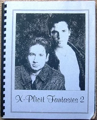 X-Files Fanzine  X-Plicit Fantasies 2  SLASH Krychek Mulder Skinner 1998 • $30