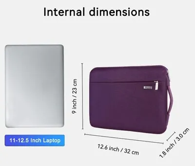 Voova Laptop Sleeve Case 11 11.6 12 Inch 360° Protective Computer Cover Bag • $15